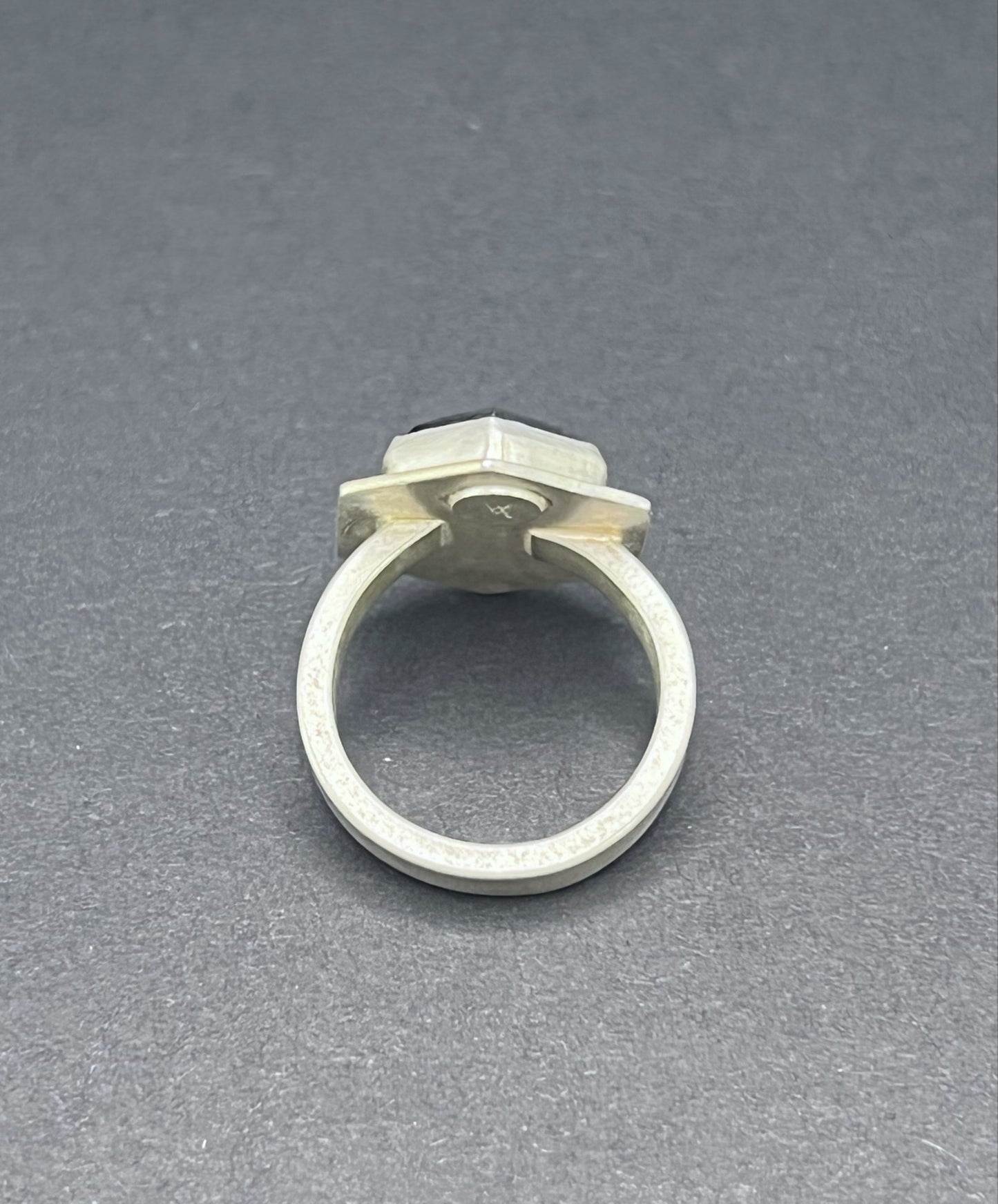Labradorite hexagon ring - Size 8